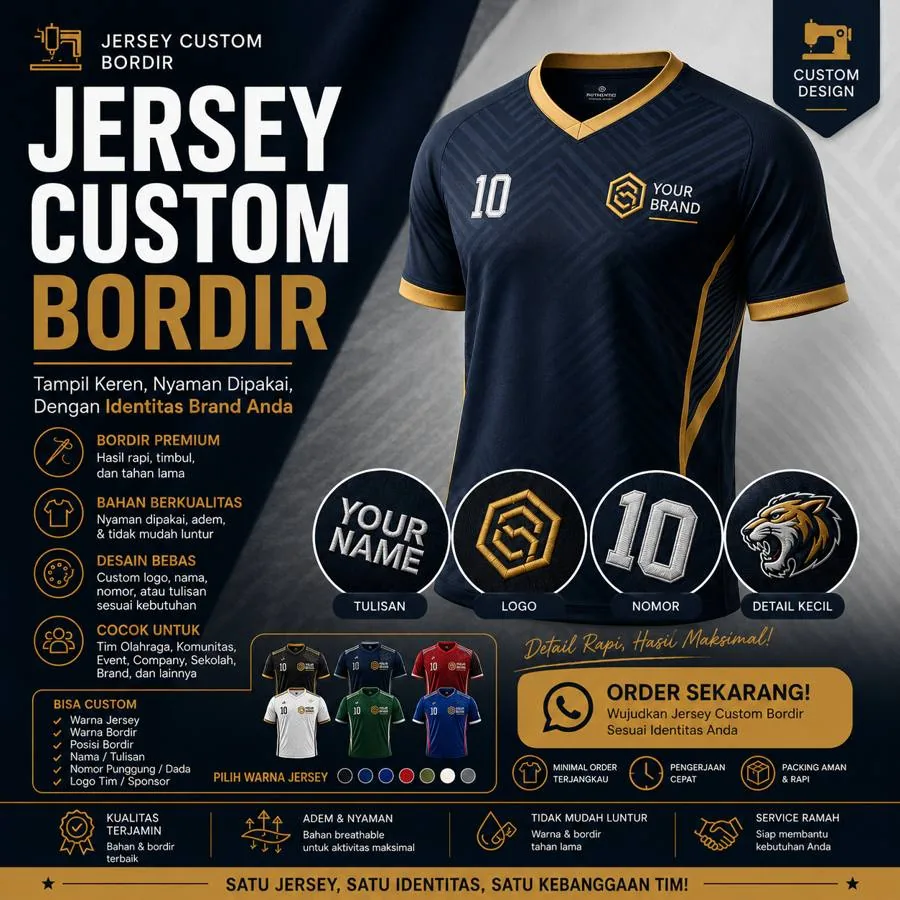 Jersey Custom Bordir Skupy